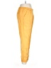 MNG 100% Lyocell Solid Yellow Casual Pants Size M - photo 4