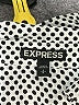Express Polka Dots White Sleeveless Button-Down Shirt Size S - photo 6