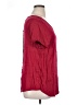 Torrid Burgundy Short Sleeve Top Size 1X Plus (1) - photo 4