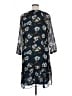 CAbi 100% Polyester Print Blue Casual Dress Size XL - photo 2