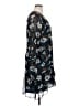 CAbi 100% Polyester Print Blue Casual Dress Size XL - photo 4