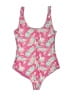 Basic Editions Tropical Pink One Piece Swimsuit Size 8 - photo 1