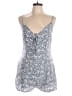 Dress Forum 100% Rayon Hearts Blue Romper Size L - photo 1