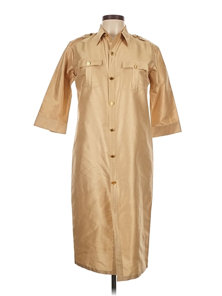Pre-owned Ralph Lauren Casual Dress In Brown