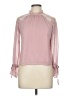 OLRAIN Pink Long Sleeve Blouse Size M - photo 1