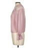 OLRAIN Pink Long Sleeve Blouse Size M - photo 5