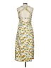 ASOS Design 100% Polyester Print Yellow Casual Dress Size 10 - photo 2