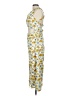 ASOS Design 100% Polyester Print Yellow Casual Dress Size 10 - photo 5