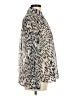 Chico's 100% Polyester Animal Print Silver Long Sleeve Blouse Size Med (1) - photo 4