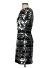 Aidan Mattox 100% Polyester Metallic Silver Cocktail Dress Size 2 - photo 5