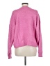 Unbranded Solid Pink Pullover Sweater Size M - photo 2