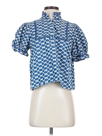 The Shirt by Rochelle Behrens Short Sleeve Blouse (view 1)