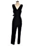 BCBGeneration 100% Polyester Solid Black Jumpsuit Size 4 - photo 2