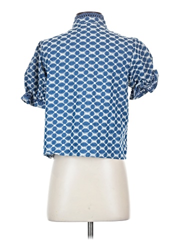 The Shirt by Rochelle Behrens Short Sleeve Blouse (view 2)