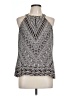 Nue Options 100% Polyester Silver Sleeveless Blouse Size L - photo 1
