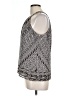 Nue Options 100% Polyester Silver Sleeveless Blouse Size L - photo 5