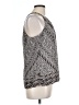 Nue Options 100% Polyester Silver Sleeveless Blouse Size L - photo 4