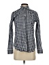 J.Crew Checkered-gingham Blue Long Sleeve Button-Down Shirt Size 2 - photo 1
