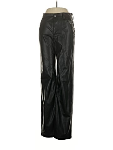 Zara Faux Leather Pants (view 1)