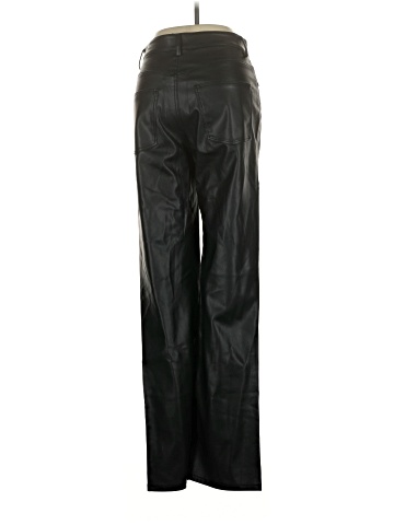 Zara Faux Leather Pants (view 2)
