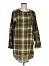 Cupshe Plaid Green Casual Dress Size L - photo 1