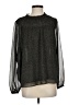 Ann Taylor LOFT 100% Polyester Black Long Sleeve Blouse Size S - photo 1