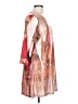 Tesoro Moda Print Brown Casual Dress Size L - photo 4