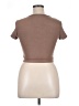 Assorted Brands Brown Short Sleeve Turtleneck Size XL - photo 2