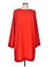 H&M 100% Polyester Solid Red Casual Dress Size L - photo 1