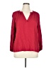 Old Navy 100% Rayon Red Long Sleeve Blouse Size XL - photo 1