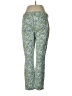 Gap Print Blue Casual Pants Size 6 - photo 2