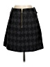 Express Design Studio Houndstooth Black Formal Skirt Size 0 - photo 2