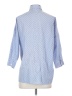 Zara Basic Polka Dots Blue 3/4 Sleeve Button-Down Shirt Size XS - photo 2
