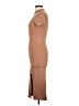 Popular 21 Solid Tan Casual Dress Size M - photo 5