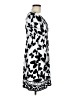 Rhapsody Print Silver Casual Dress Size M - photo 4