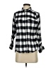 Gap Outlet Plaid Black Blue Long Sleeve Button-Down Shirt Size S - photo 1