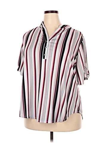 Perseption Concept Short Sleeve Blouse (view 1)