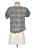 THML 100% Rayon Silver Short Sleeve Blouse Size XS - photo 2