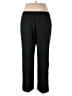 Le Suit 100% Polyester Solid Black Green Dress Pants Size XXL (estimated) - photo 2