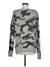 Kendall Lane 100% Cotton Camo Gray Pullover Sweater Size M - photo 2
