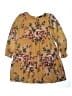 Xtraordinary 100% Polyester Floral Yellow Dress Size 12 - photo 1