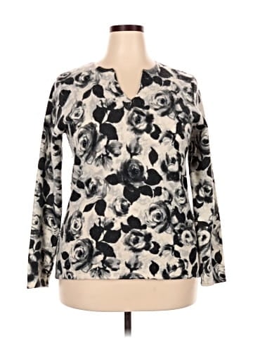 Carole Little Pullover Sweater (view 1)