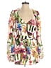 LDT 100% Polyester Tropical Ivory Blue Romper Size 2 - photo 1