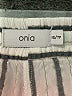 Onia Stripes Silver White Casual Pants Size XS - photo 7