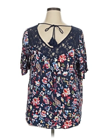 Love on a Hanger Short Sleeve Blouse (view 1)