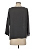 Ann Taylor LOFT 100% Polyester Gray 3/4 Sleeve Blouse Size S - photo 2