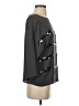 Ann Taylor LOFT 100% Polyester Gray 3/4 Sleeve Blouse Size S - photo 4