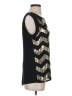Vince Camuto 100% Polyester Black Gold Sleeveless Blouse Size XS - photo 4
