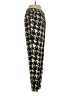 J.Crew 100% Silk Houndstooth Black Silk Pants Size 0 - photo 4
