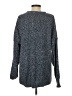14th & Union 100% Polyester Tweed Blue Pullover Sweater Size S - photo 2